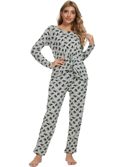 Women's Sleepwear Lounge Nightwear with Pockets Pajama Set