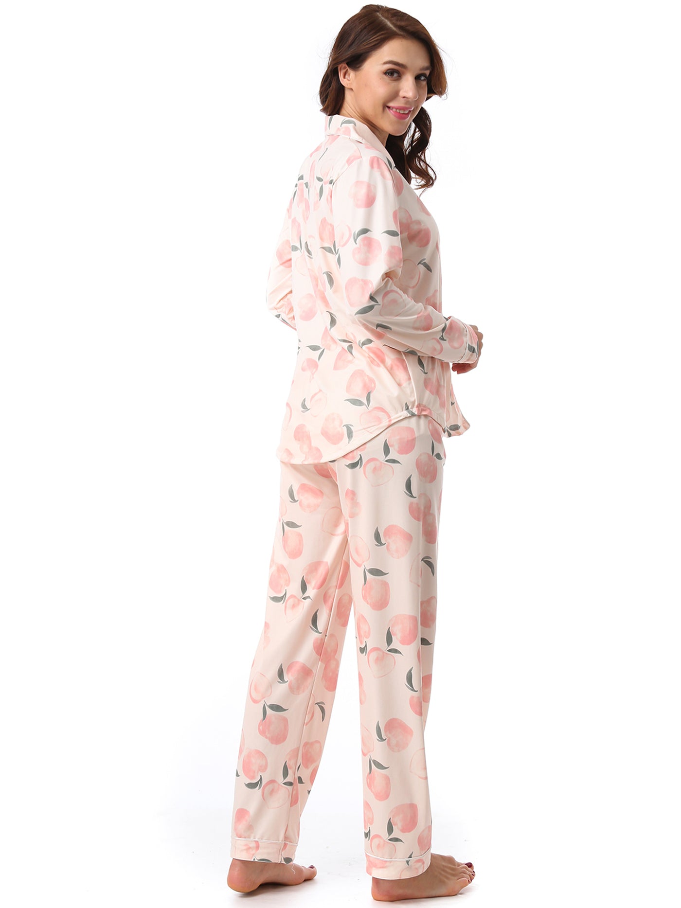 Bublédon Women's Sleepwear Cute Soft Long Sleeve Pajama Set