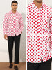 Polka Dots Dress Shirt for Men&