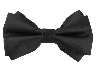 Men's Pre-tied Bow Ties Formal Satin Solid Color Bowties for Tuxedo Party Prom