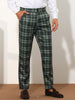 Formal Plaid Suit Pants for Men&