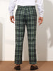 Formal Plaid Suit Pants for Men&