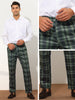 Formal Plaid Suit Pants for Men&