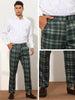 Formal Plaid Suit Pants for Men&