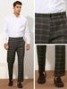 Formal Plaid Suit Pants for Men&
