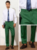 Houndstooth Pattern Pants for Men&