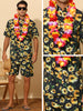 Summer Printed Shirts Set for Men&