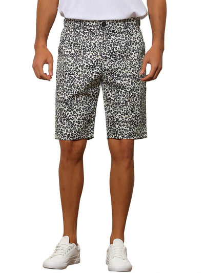 Animal Printed Men's Regular Fit Summer Golf Shorts Pants