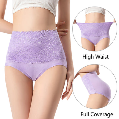 Underpants for Women Stretch Briefs Breathable Panties 3 Packs