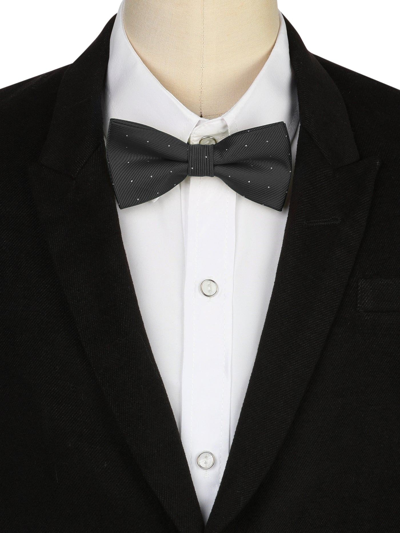 Bublédon Men's Polka Dots Pre-tied Bow Ties Tuxedo Business Wedding Bowties