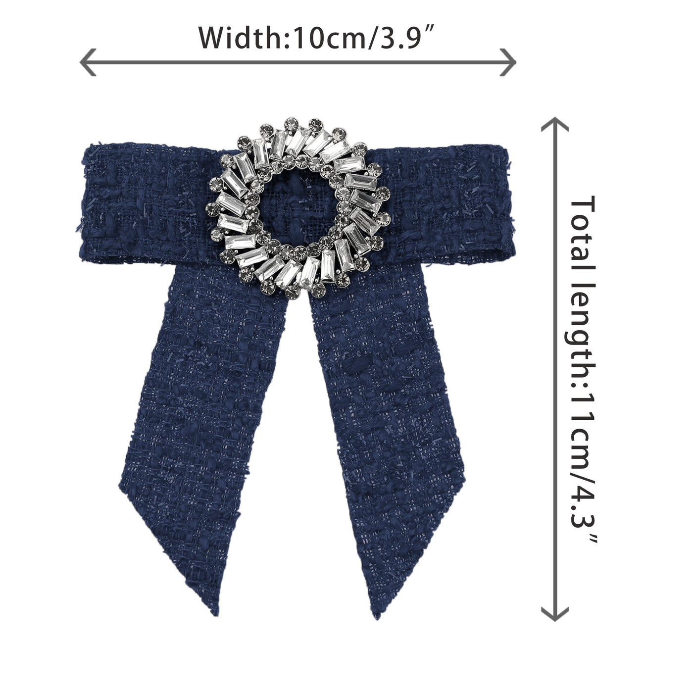 Bublédon Women's Bowknot Bowtie for Unisex Accessories Graduate Pin Collar Bow Tie