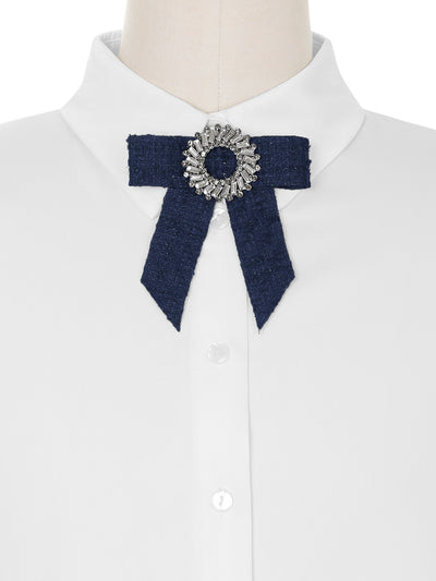 Women's Bowknot Bowtie for Unisex Accessories Graduate Pin Collar Bow Tie