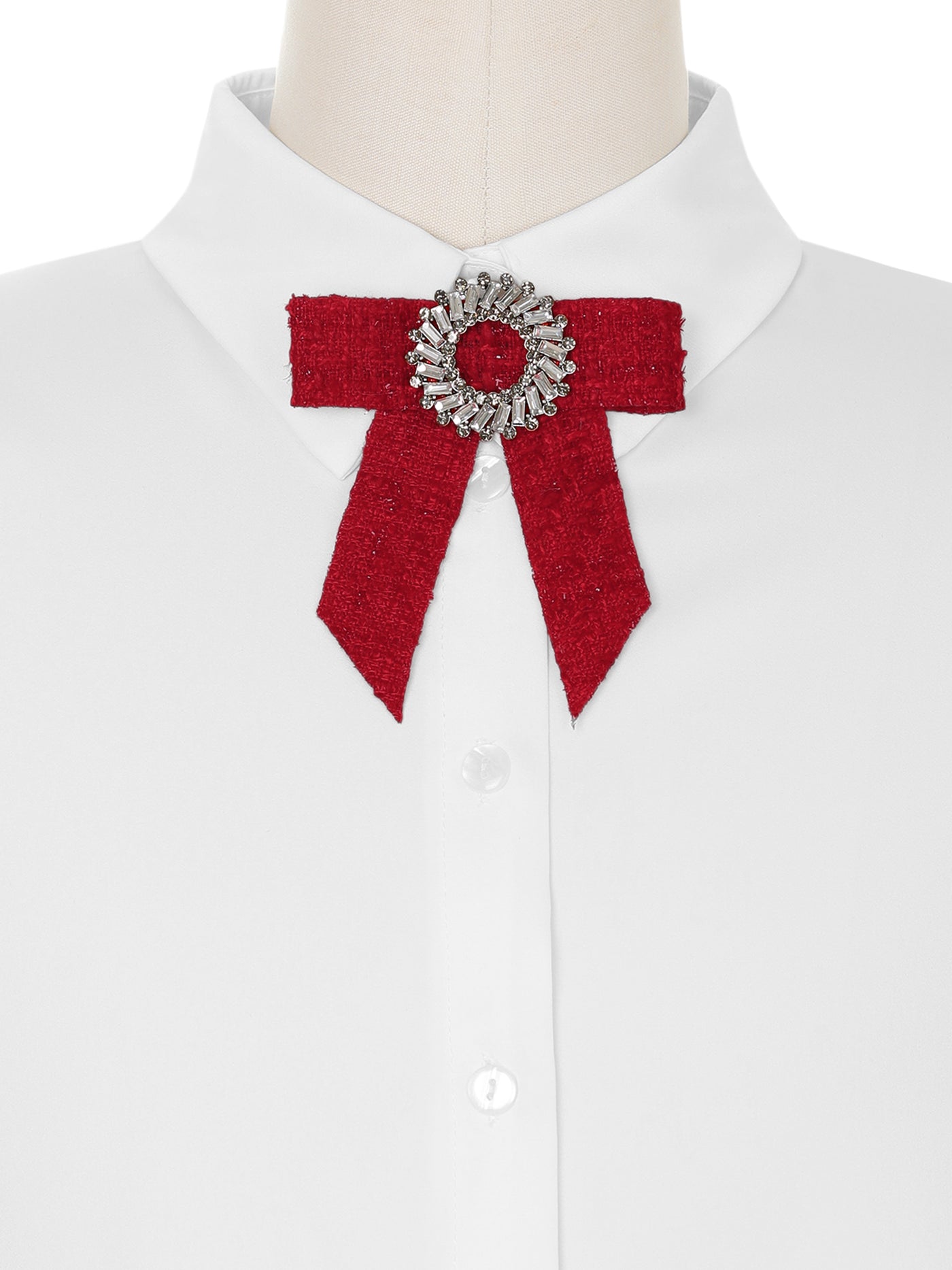 Bublédon Women's Bowknot Bowtie for Unisex Accessories Graduate Pin Collar Bow Tie