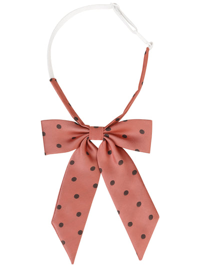Women's Bow Ties Polka Dots Adjustable Neckwear Pre-tied Ribbon Bowties